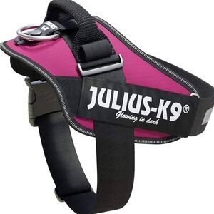 NWOT Julius-K9 Pink and Black Dog Harness size XK / 2